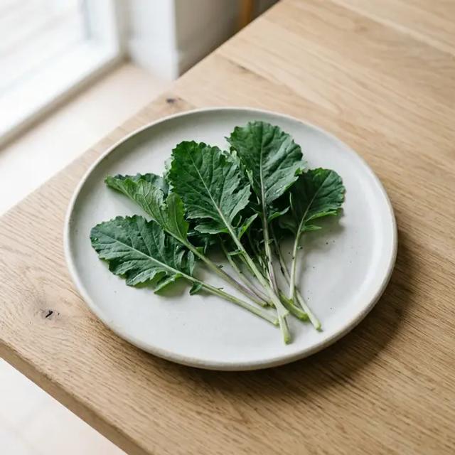 Kohlrabi Greens for babies baby led weaning