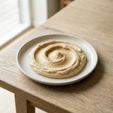 Hummus (plain, no added salt)