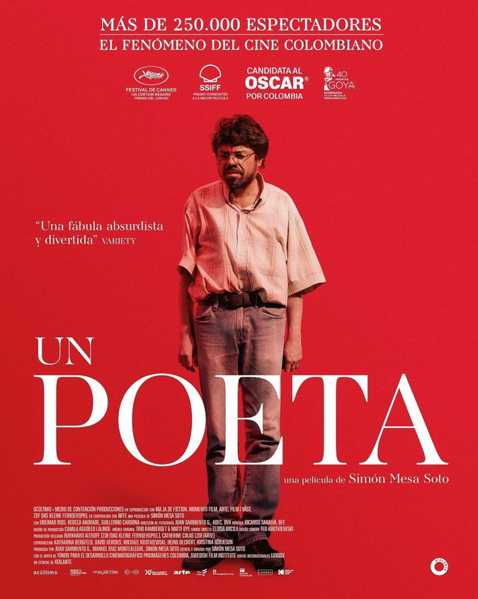 Cartel de Un poeta, de Simón Mesa Soto