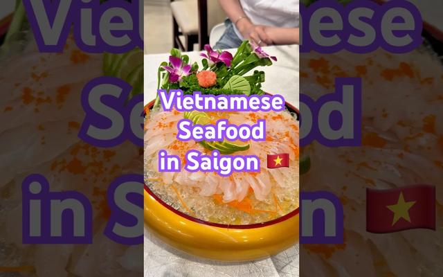 Vietnamese Seafood 🇻🇳 "BIEN DUONG" in Saigon #trending #food #vietnam #saigon #youtubeshorts