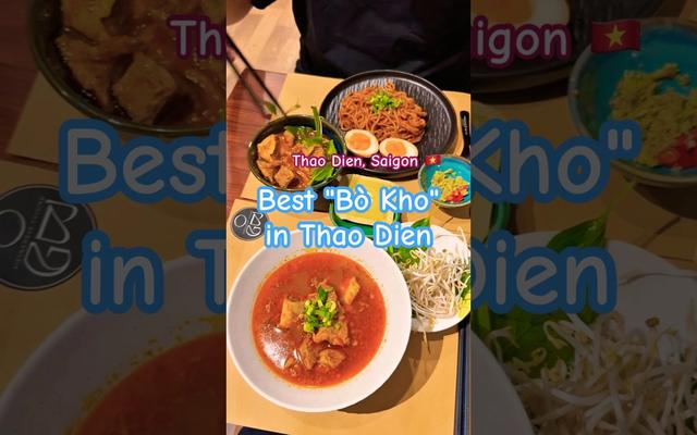 Bo Kho Ông Bà Già - Authentic Vietnamese beef stew in Thao Dien, #saigon #trending #food #vietnam