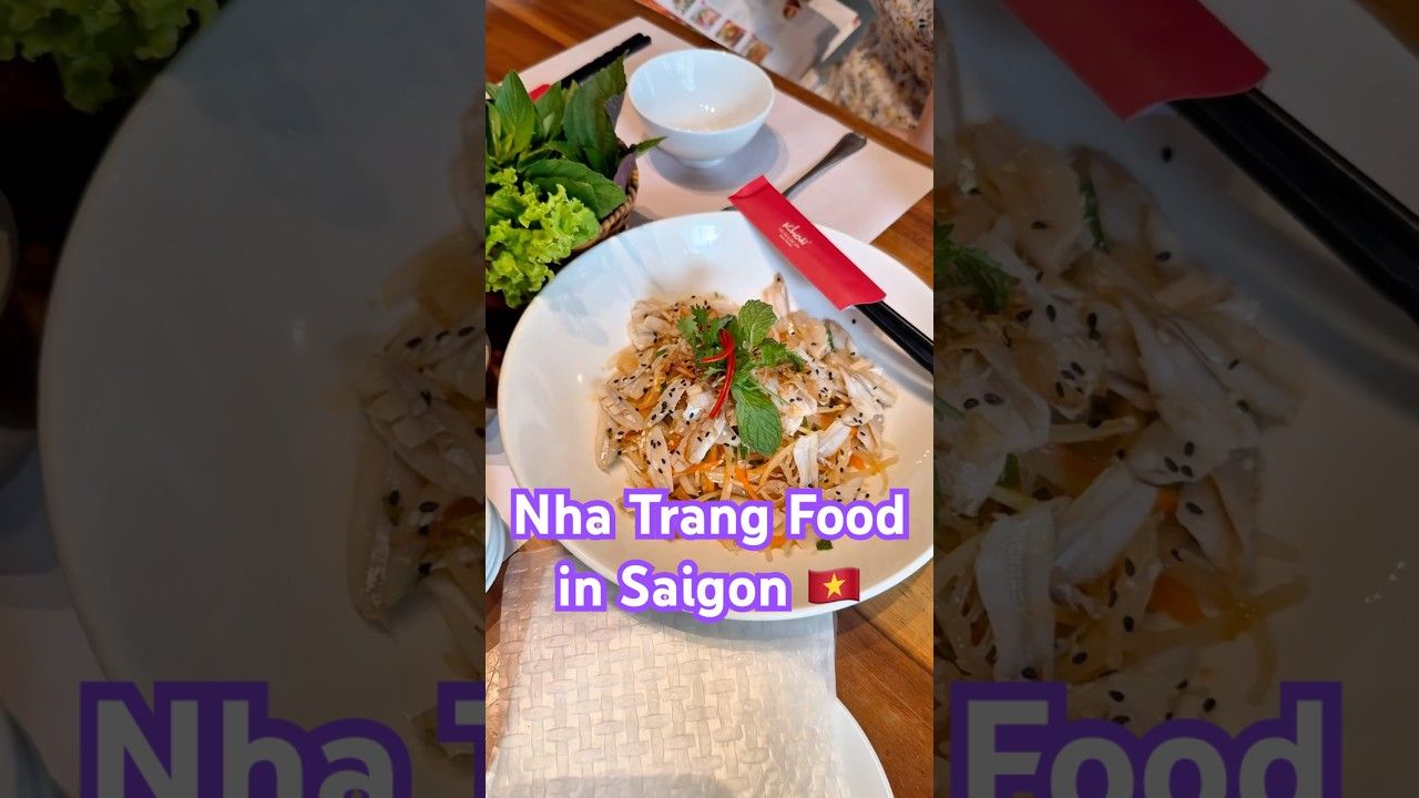 Nha Trang flavor in Saigon #trending #food #nhatrang #foodie #vietnam #saigon #youtubeshorts #travel