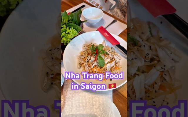 Nha Trang flavor in Saigon #trending #food #nhatrang #foodie #vietnam #saigon #youtubeshorts #travel