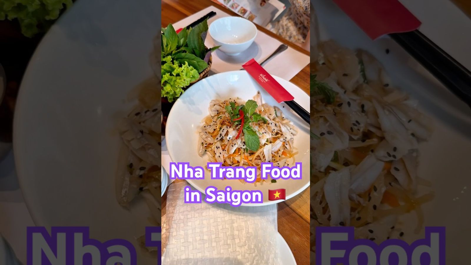 Nha Trang flavor in Saigon #trending #food #nhatrang #foodie #vietnam #saigon #youtubeshorts #travel