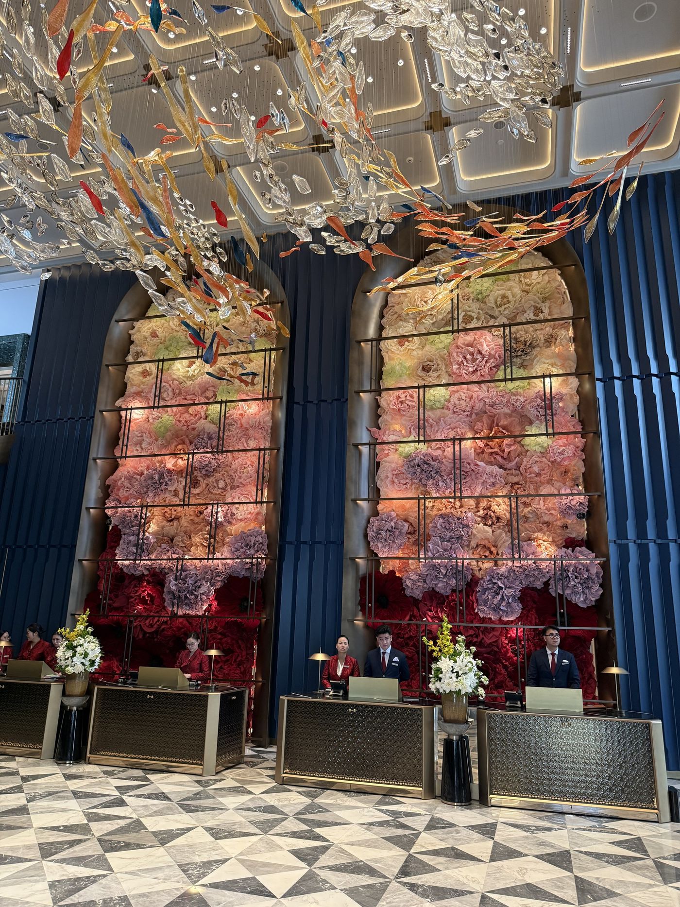 The lobby of Fairmont Hanoi