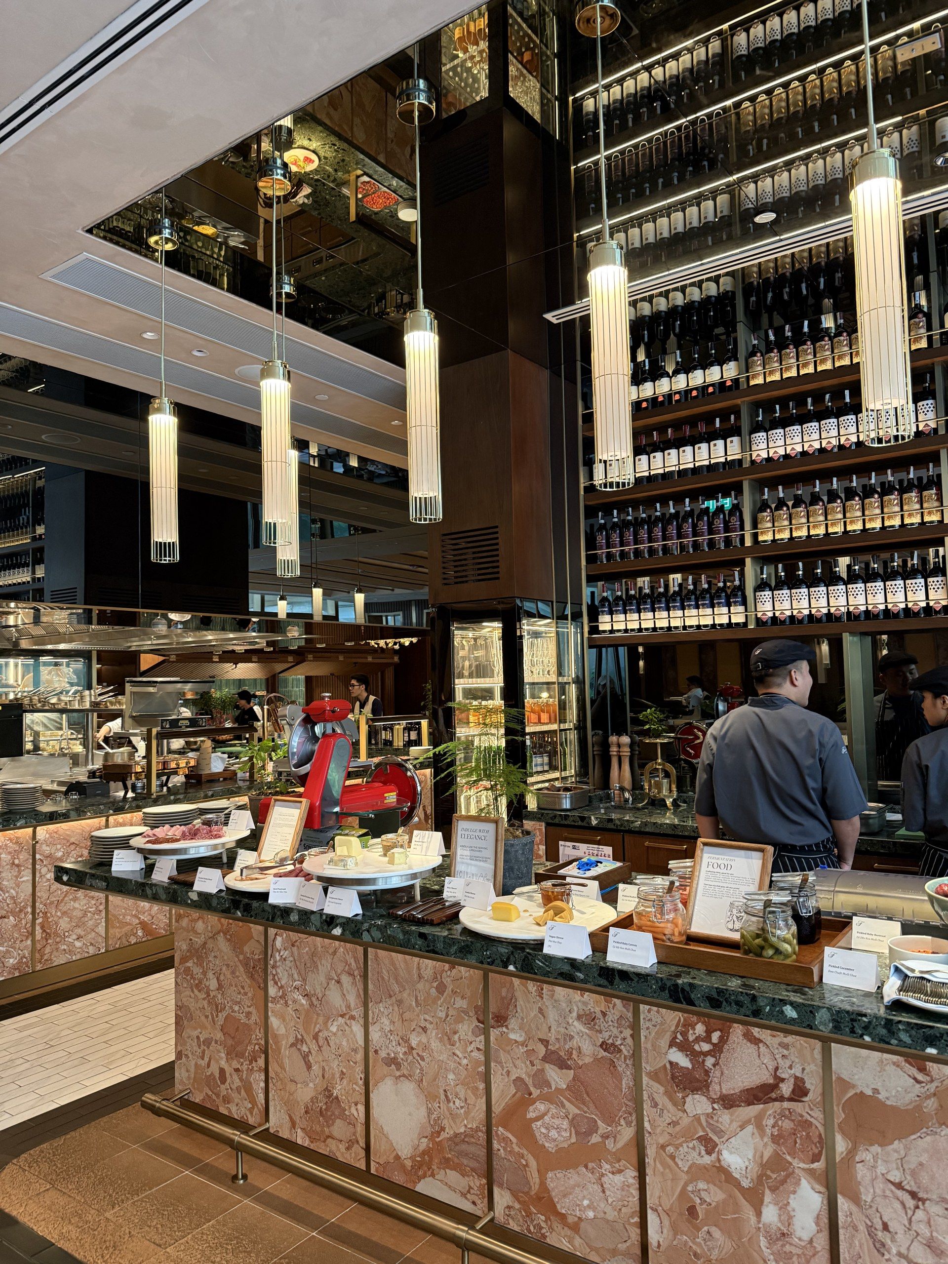 The charcuterie and cold-cuts section