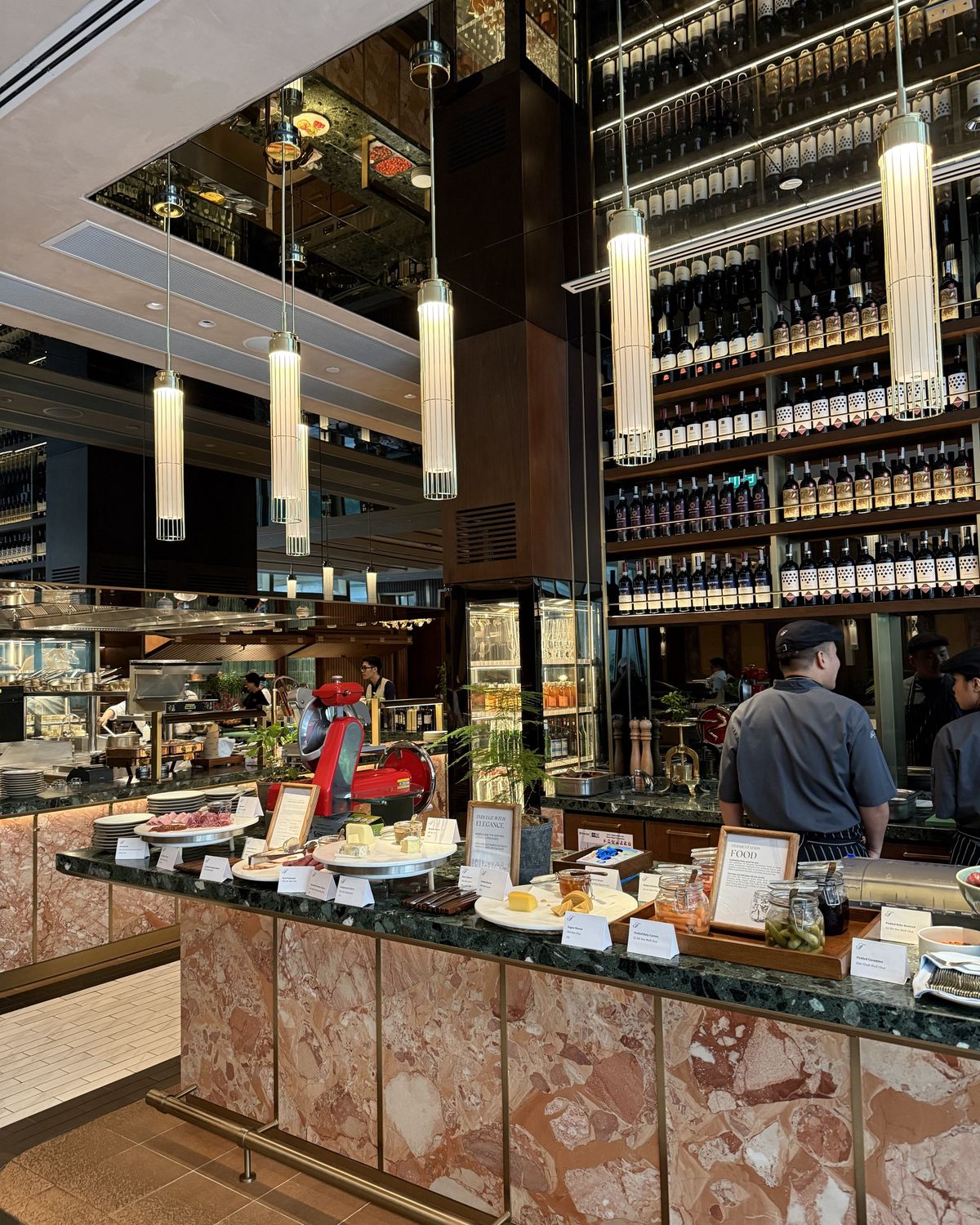 The charcuterie and cold-cuts section