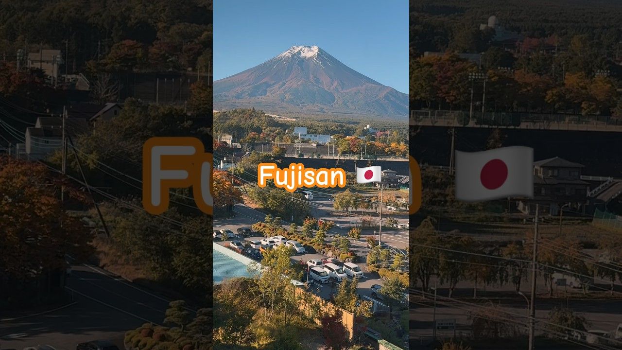 Fujisan in Autumn 🍁  #fuji #japan #travel #youtubeshorts #japantravel