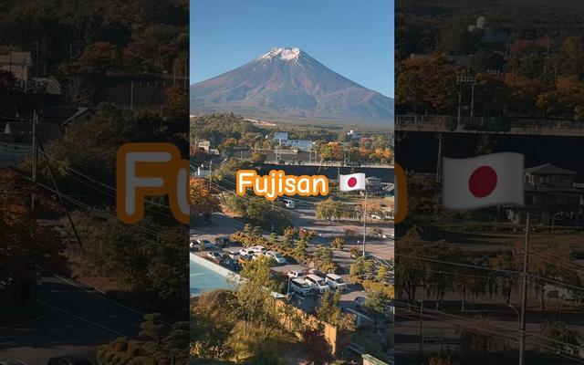 Fujisan in Autumn 🍁 #fuji #japan #travel #youtubeshorts #japantravel