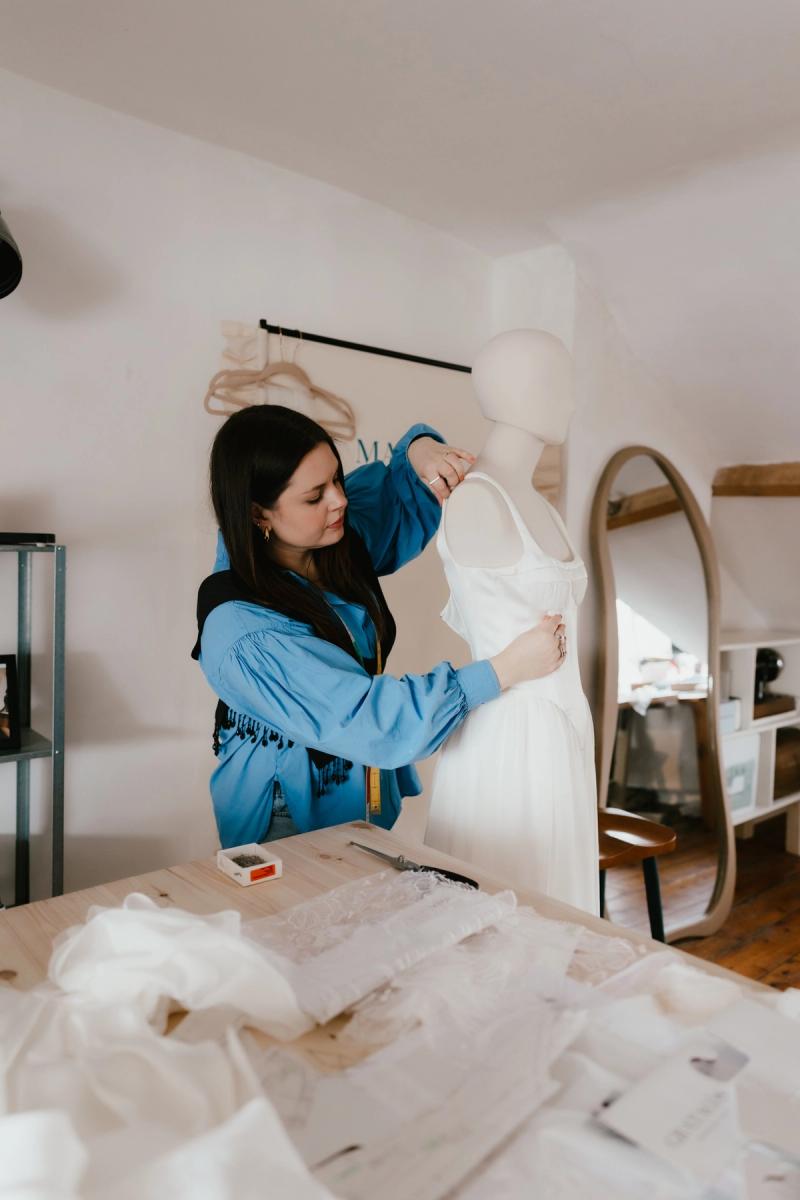 Step 5: Final Fitting — bridal design process