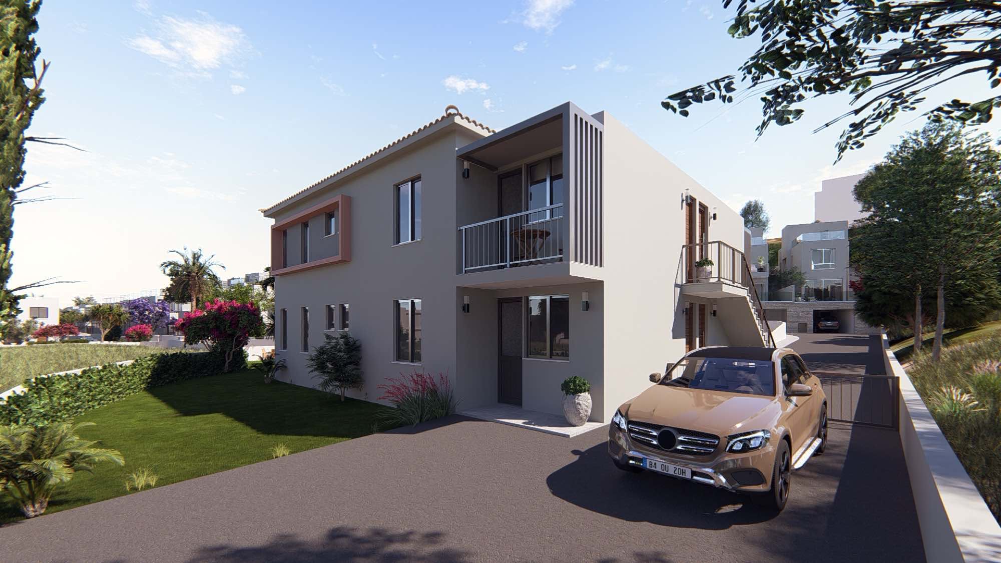 Купить 2–3-спальные виллы Meteora Residences в Пафосе, Кипр