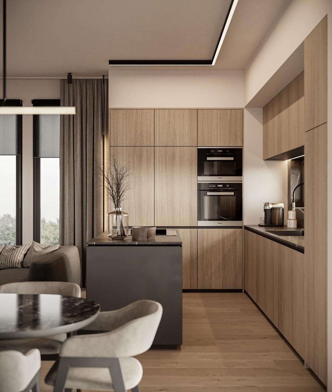 Modern apartment building Azalea in Germasogeia, Limassol near the beach