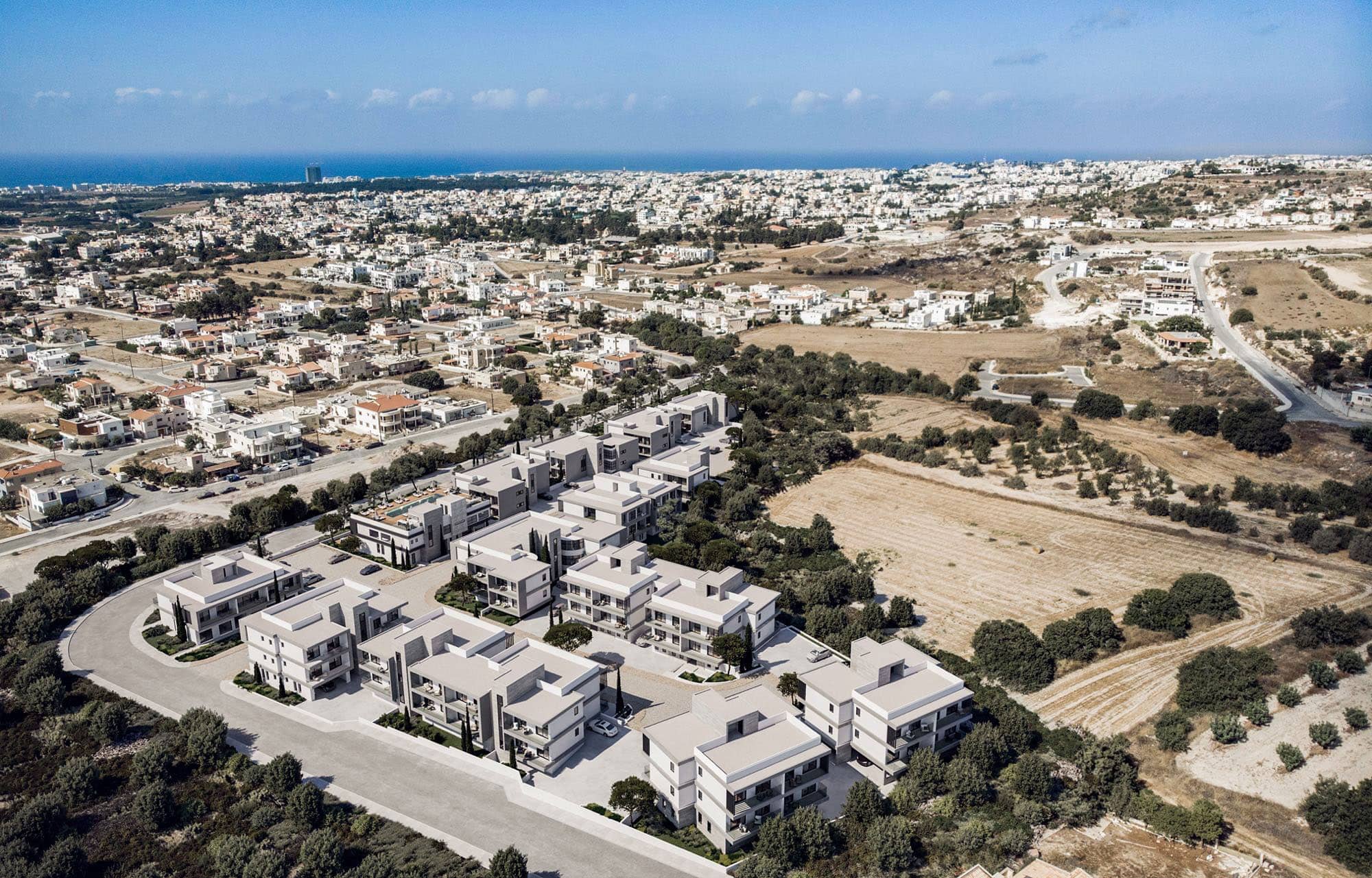 Modern retirement apartment at Cypress Park, Paphos