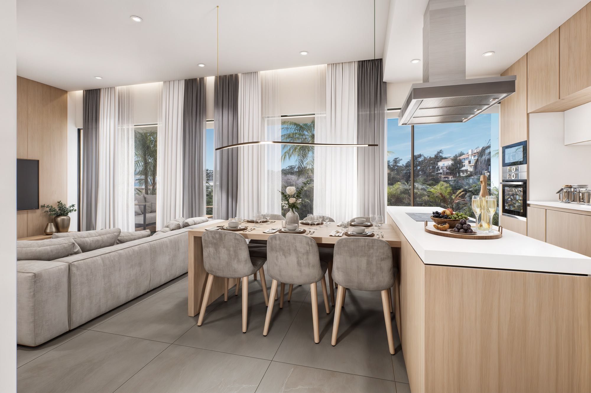 Apartamenty Horizon 1–3 sypialnie na sprzedaż w Pafos, Cypr