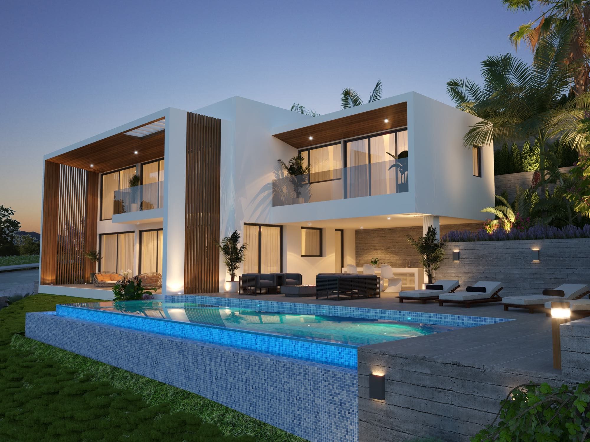 Luxury 5 Bedroom Tsada Panorama Superior Villa for Sale in Paphos, Cyprus