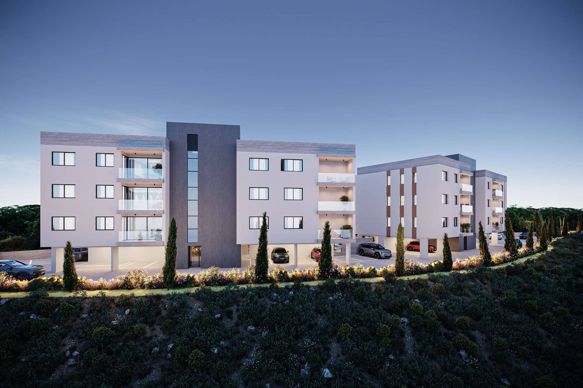 Oculus Wohnungen in Paphos – 1–2 Zi. kaufen (Universal)