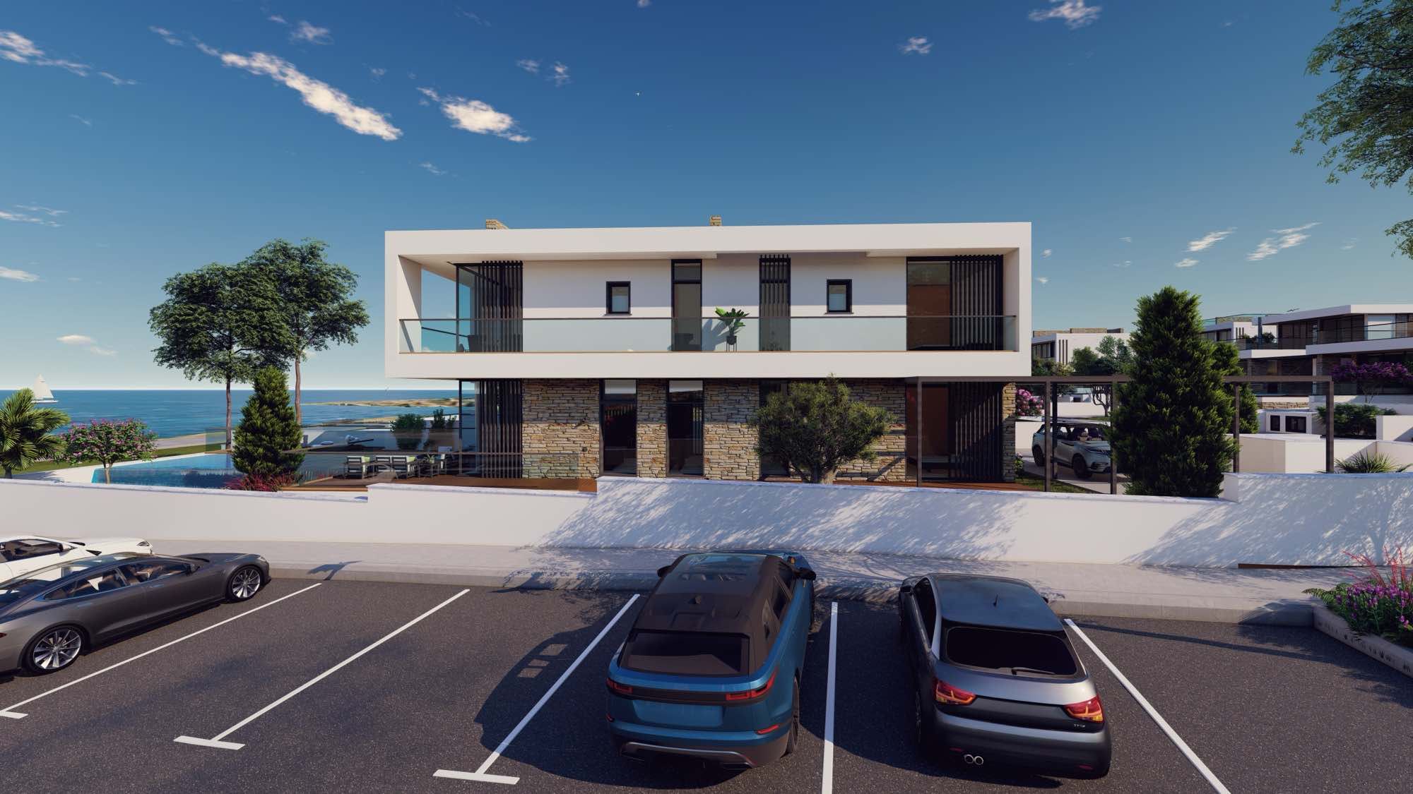Luxury 3–5 Bedroom Pelagos Beachfront Villas for Sale in Paphos, Cyprus