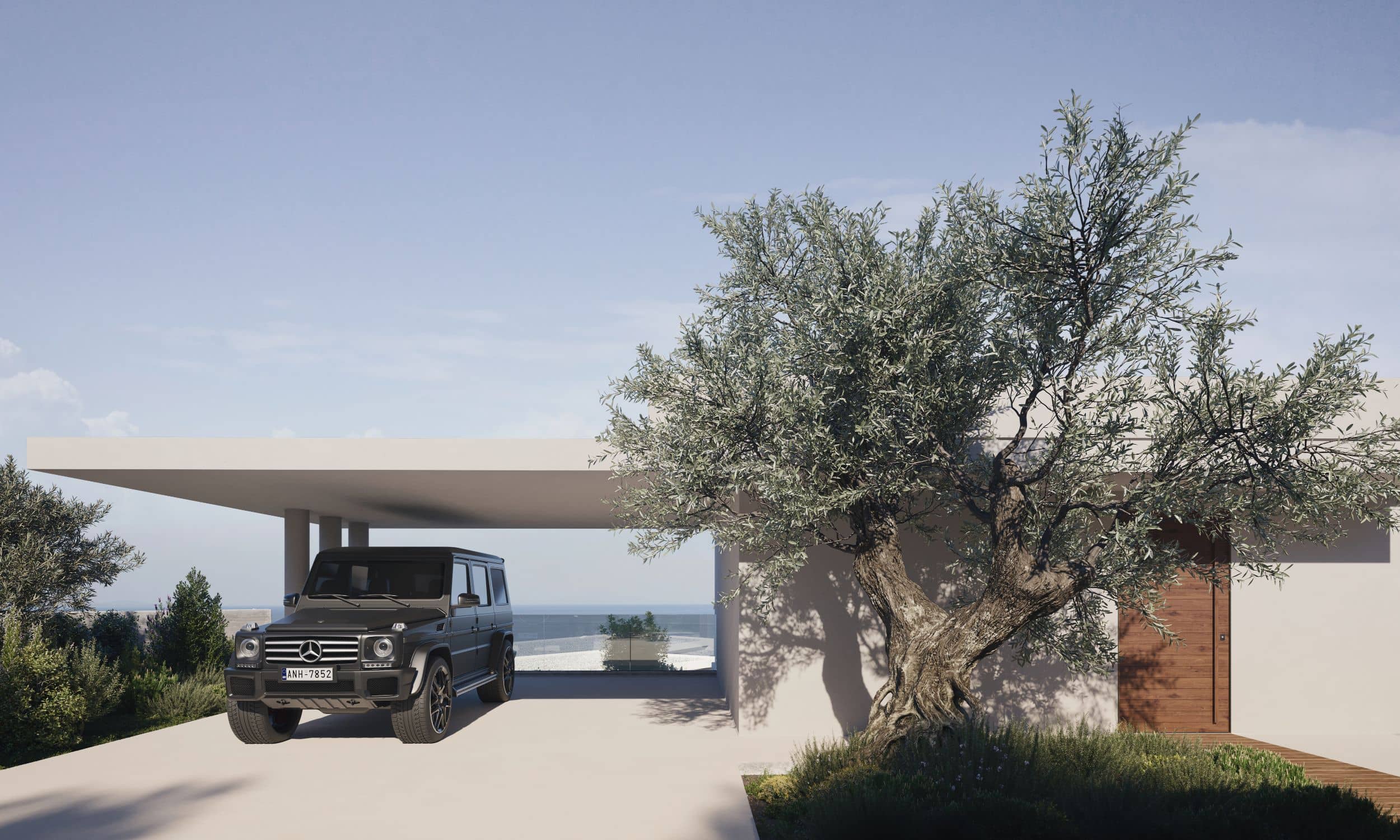 Luxury villas in Tremithousa, Paphos: Stunning views, pool & elegant design. A perfect blend of nature & sophistication for high-end buyers.