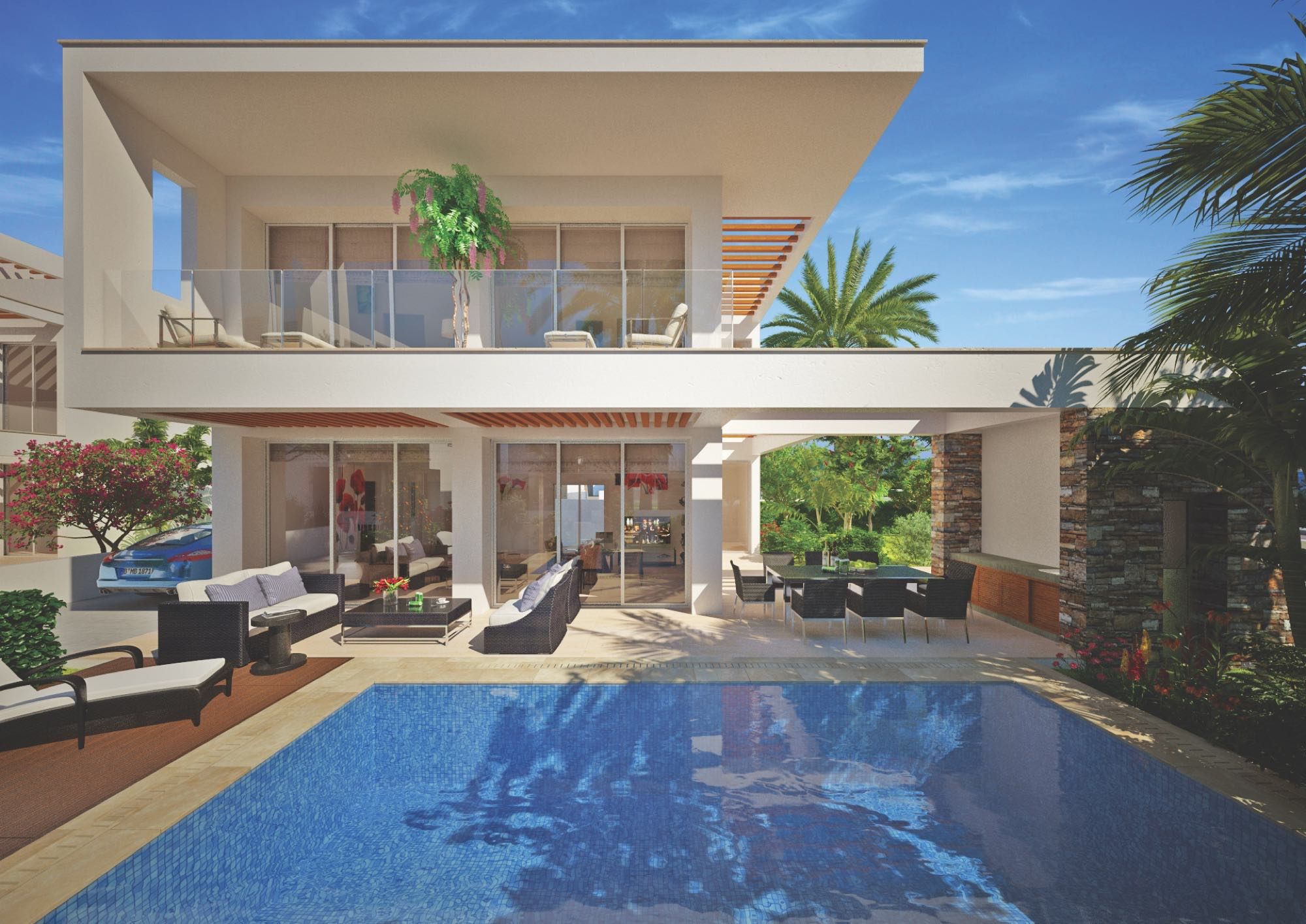 Купить виллу Aquamarine Villas в Пафосе, Кипр