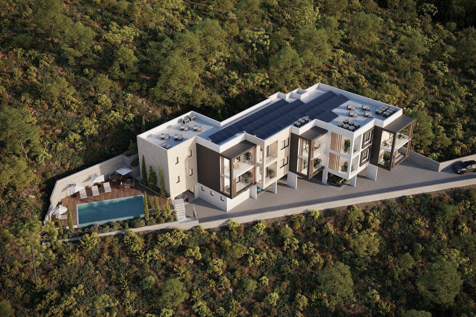 Konia Aura Wohnungen in Paphos – 1-3 Zi. mit Meerblick