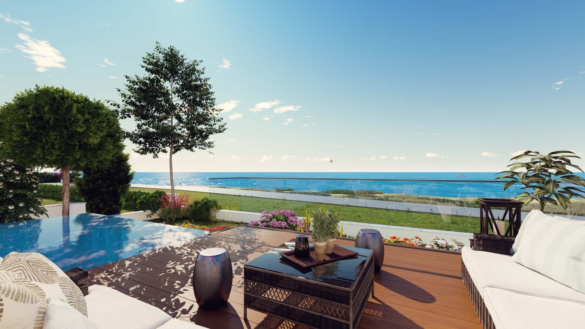 Luxury 3–5 Bedroom Pelagos Beachfront Villas for Sale in Paphos, Cyprus