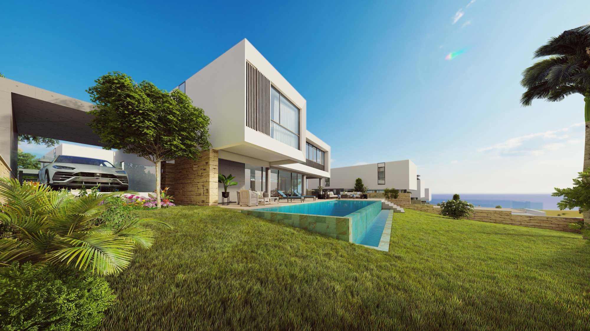 Luxury 3–5 Bedroom Viewpoint Hills Villas for Sale in Peyia, Cyprus