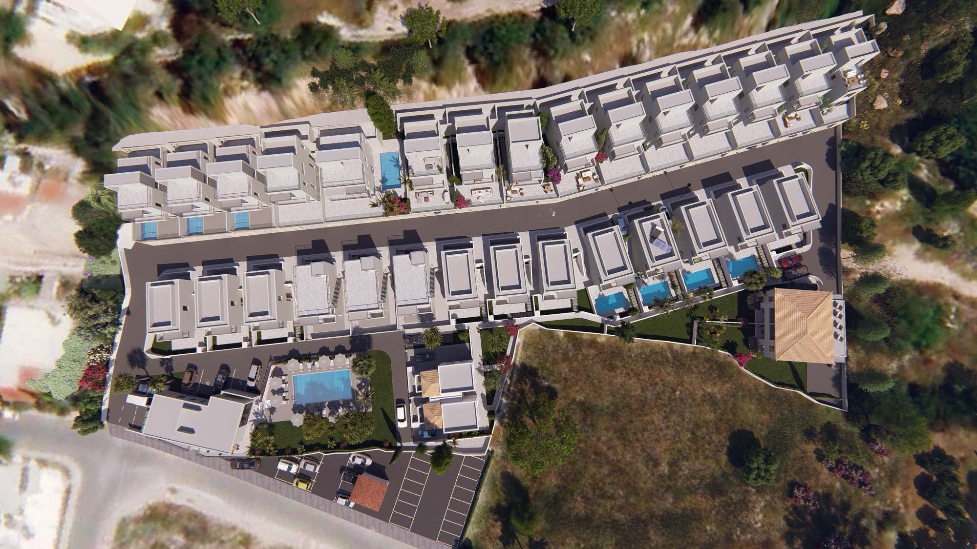 Купить 2–3-спальные виллы Meteora Residences в Пафосе, Кипр