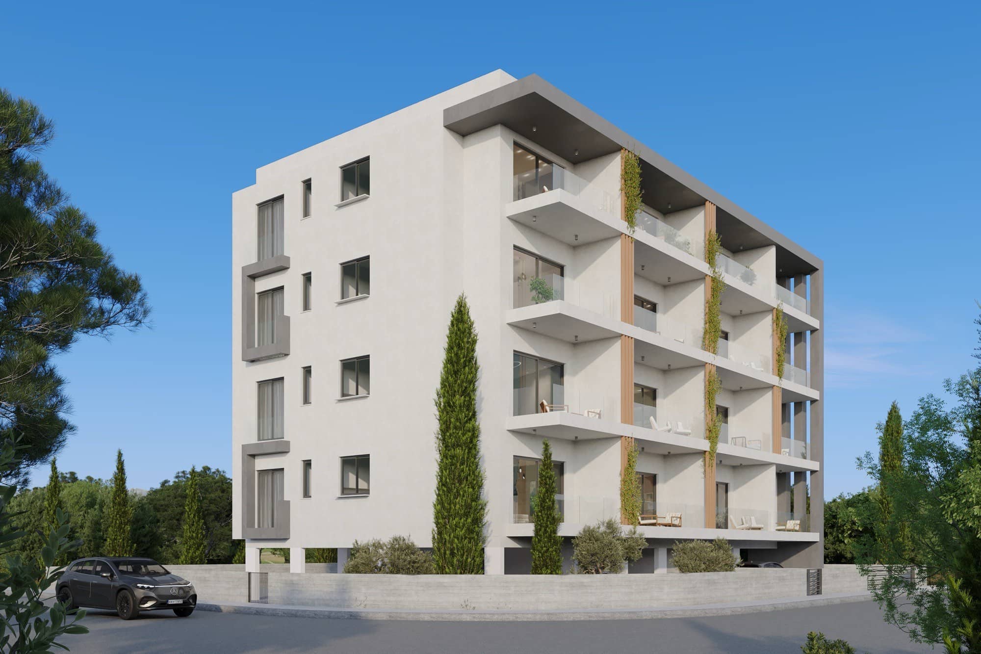 Elements Wohnungen in Paphos – 1-3 Zi. mit Meerblick