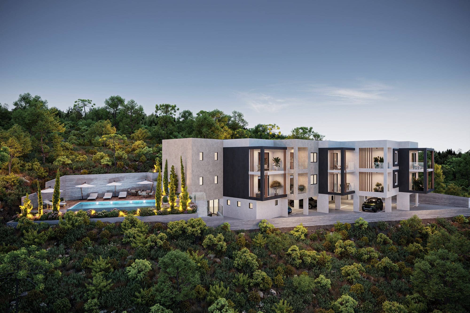 Konia Aura Wohnungen in Paphos – 1-3 Zi. mit Meerblick