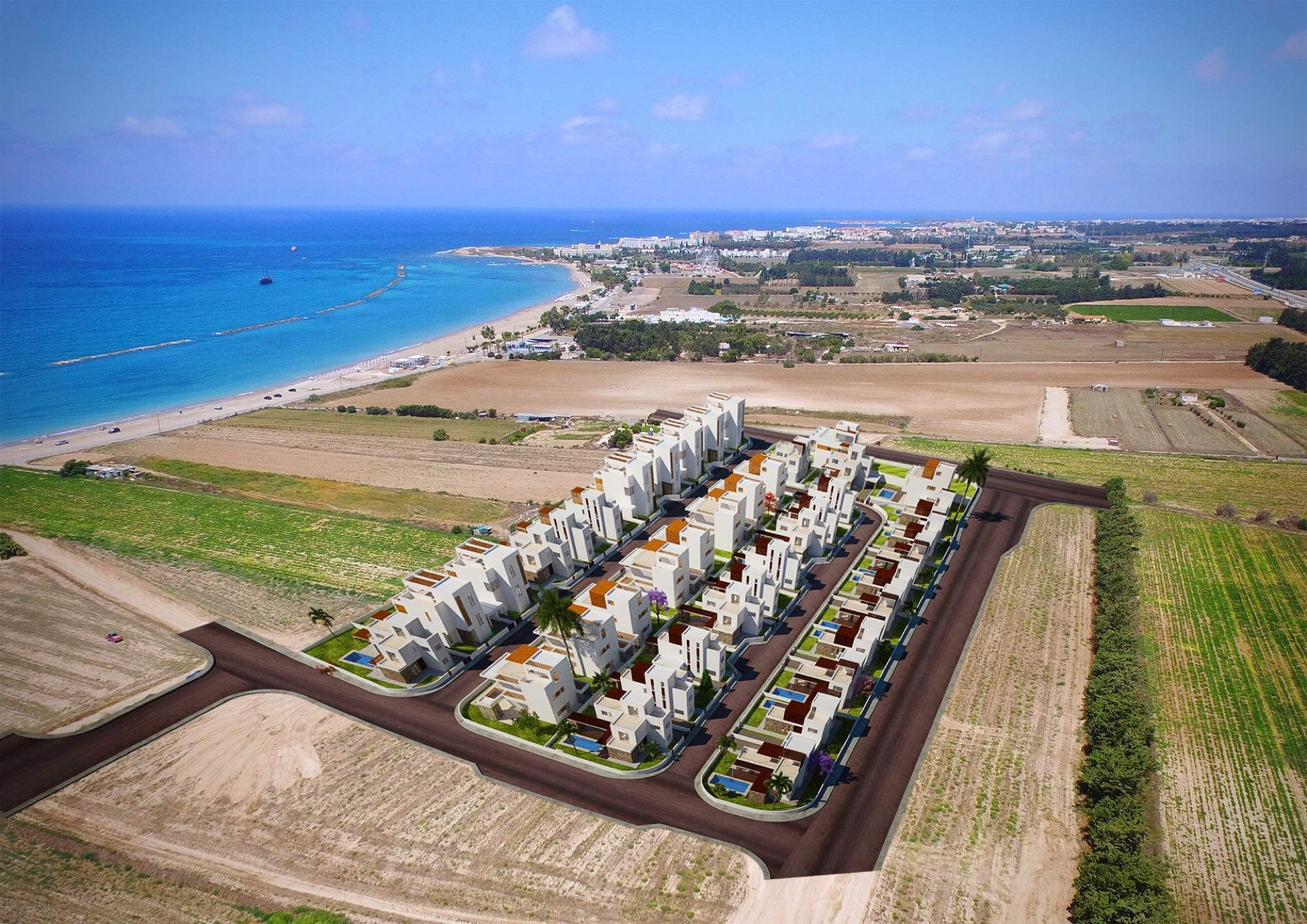 Купить виллу Aquamarine Villas в Пафосе, Кипр