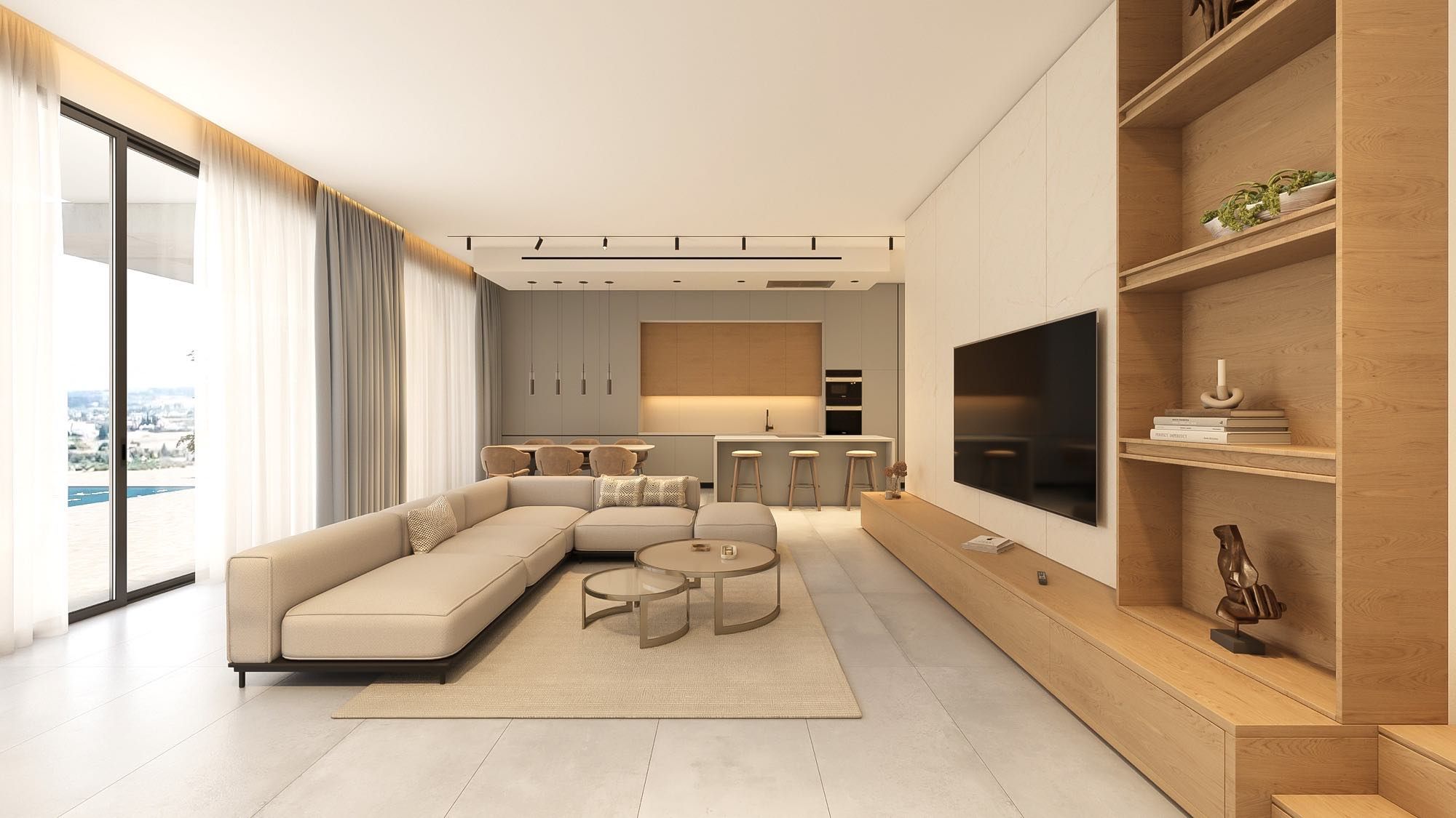 Contemporary 3-bedroom home in Cyprus with VRV cooling