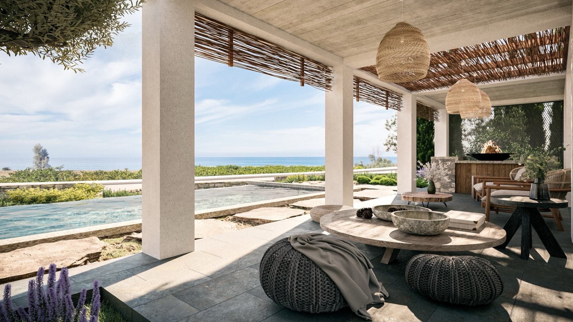 Luksusowe wille Beachside 2–3 sypialnie na sprzedaż w Pafos, Cypr