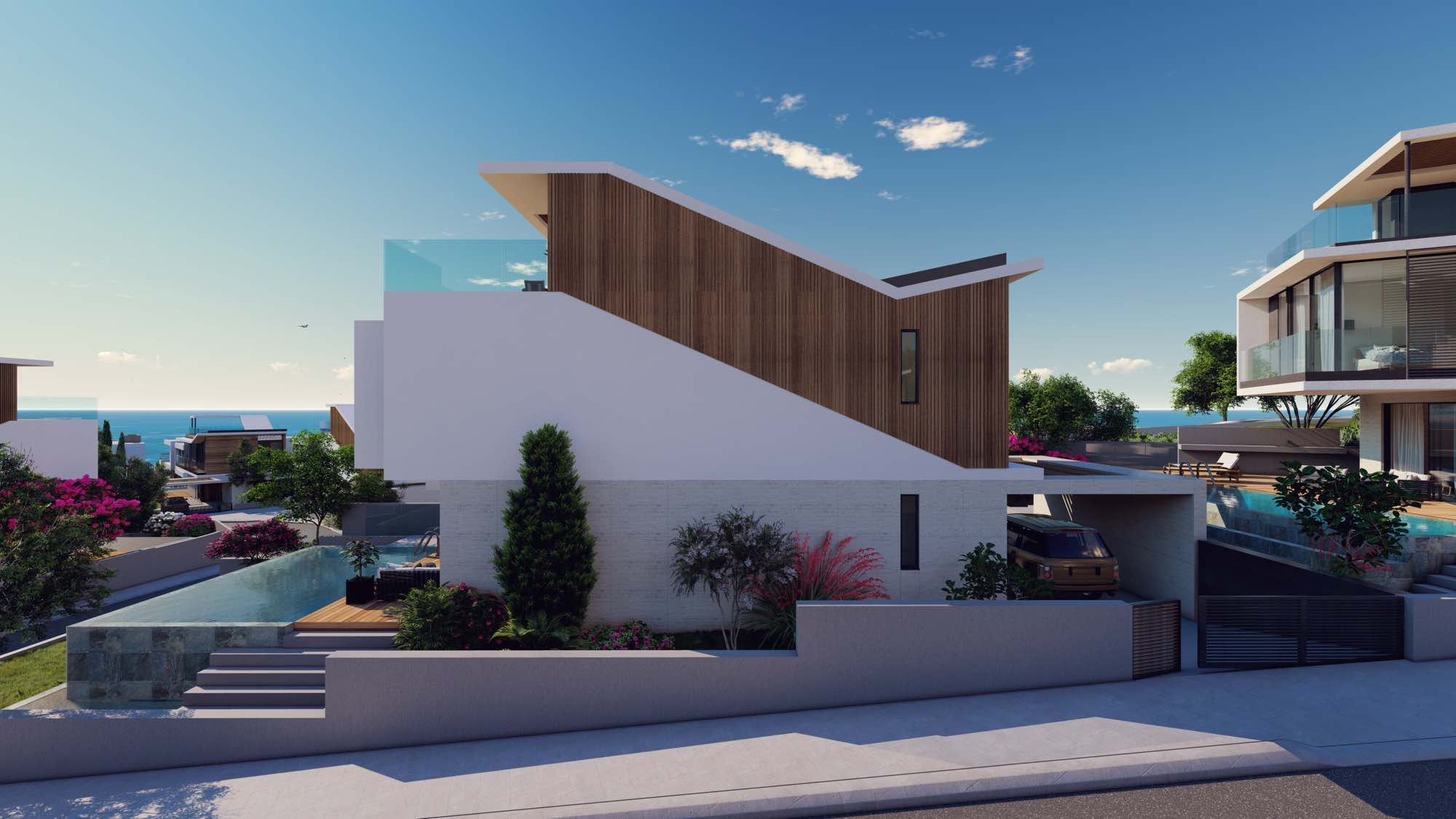 Luxury 3–5 Bedroom Pelagos Beachfront Villas for Sale in Paphos, Cyprus