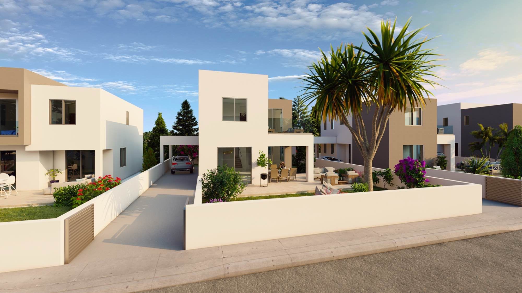 2–4 Bedroom Zephyros Village 3 Villas for Sale in Mandria, Paphos