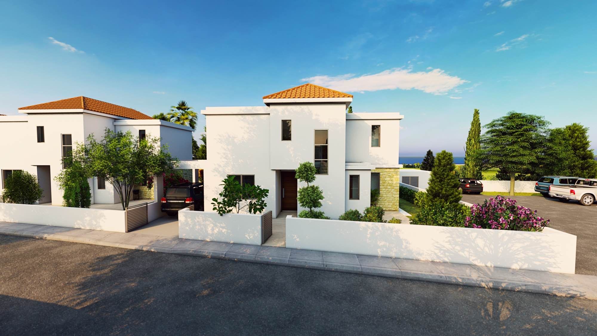 2–4 Bedroom Zephyros Village 3 Villas for Sale in Mandria, Paphos