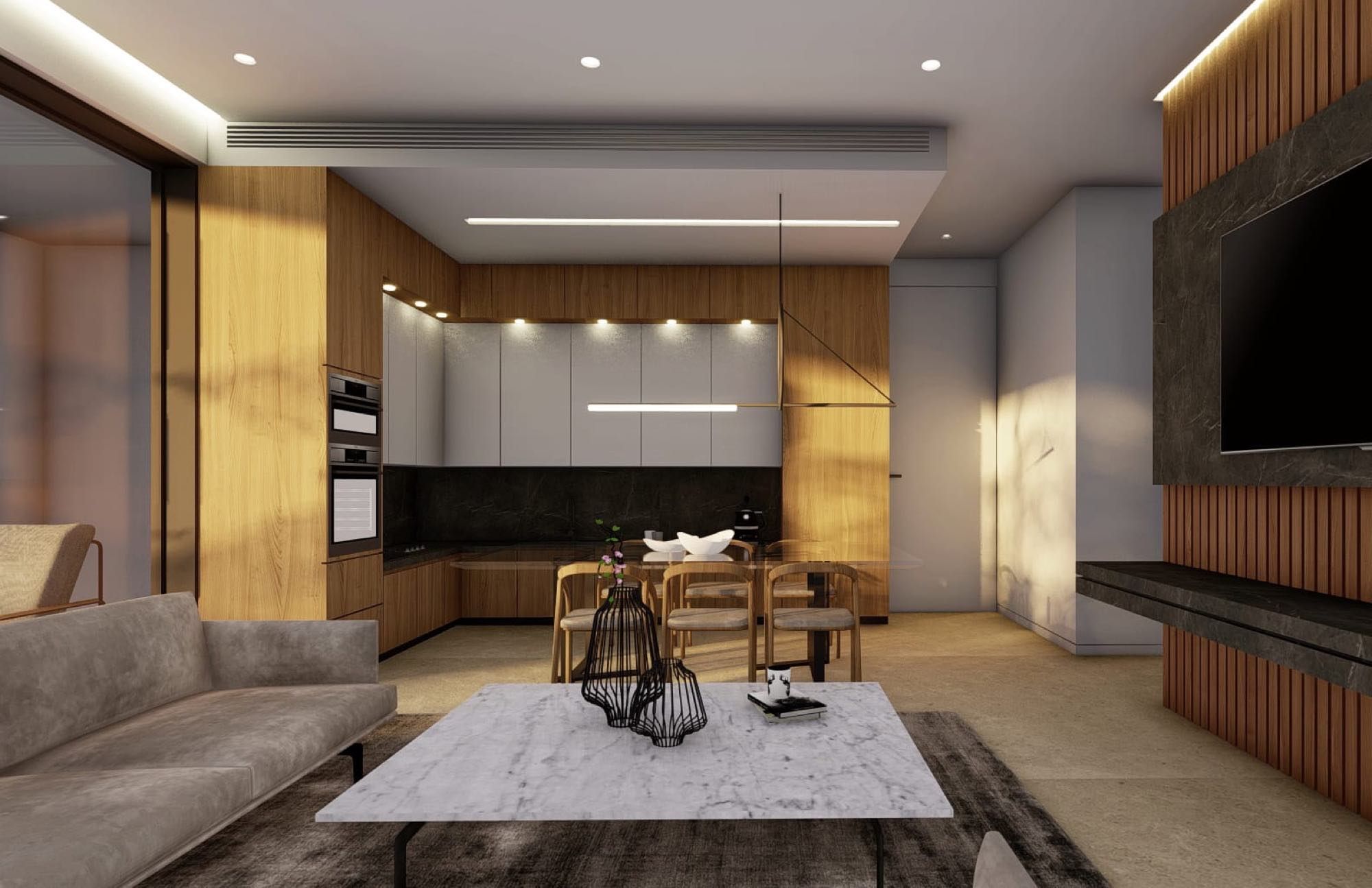 Two-bedroom apartment near Kolonakiou Street and Dasoudi Beach