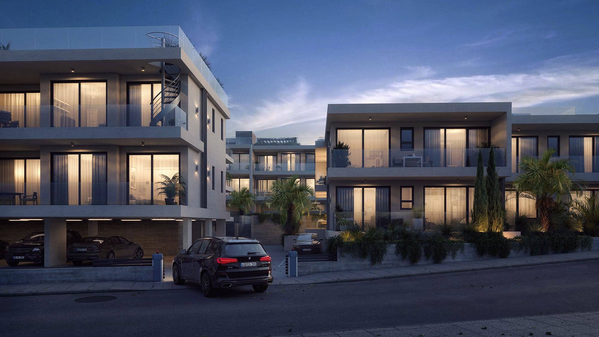Geroskipou Wohnungen mit Meerblick in Paphos