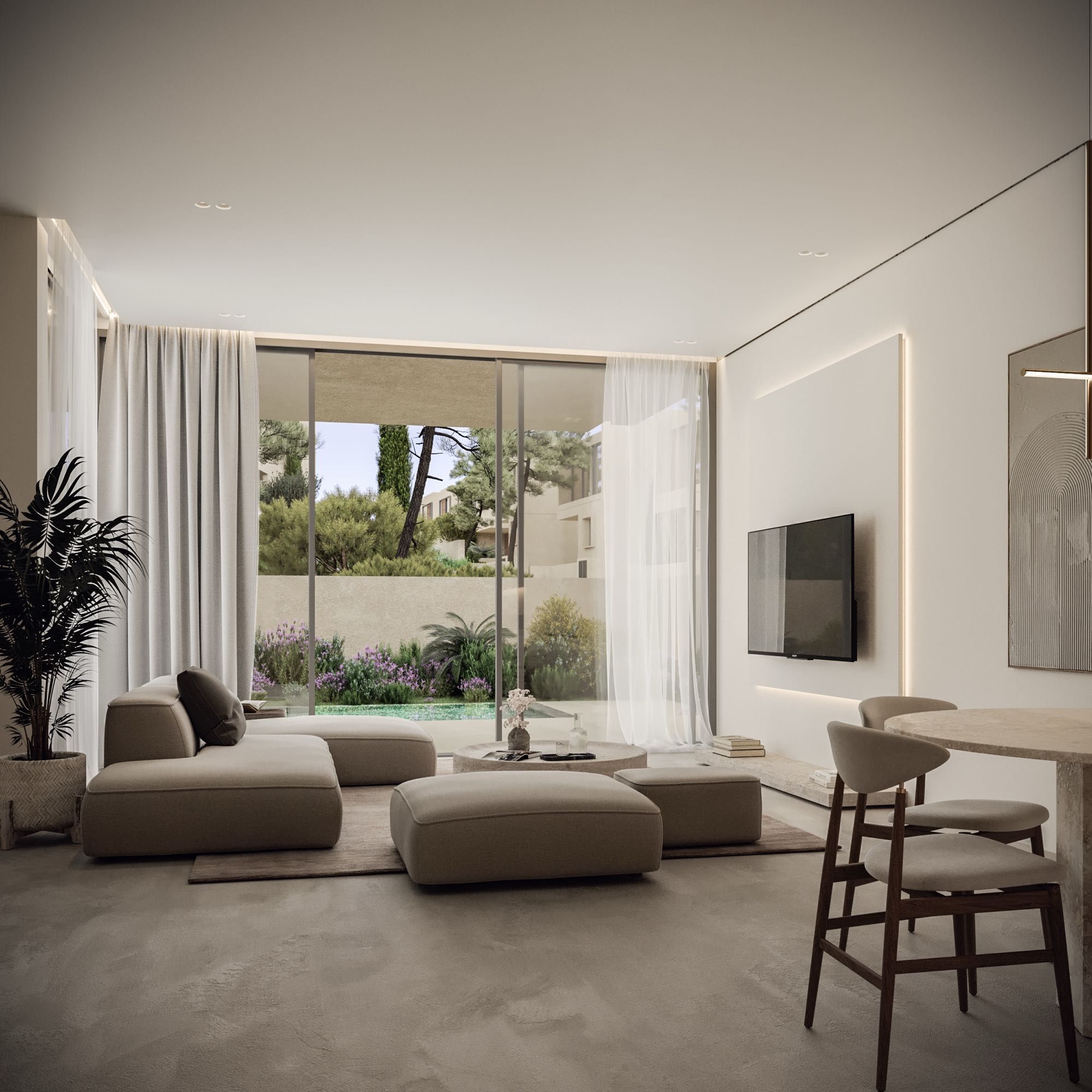 Элитные виллы Konia Green 2–3 спальни на продажу в Пафосе, Кипр