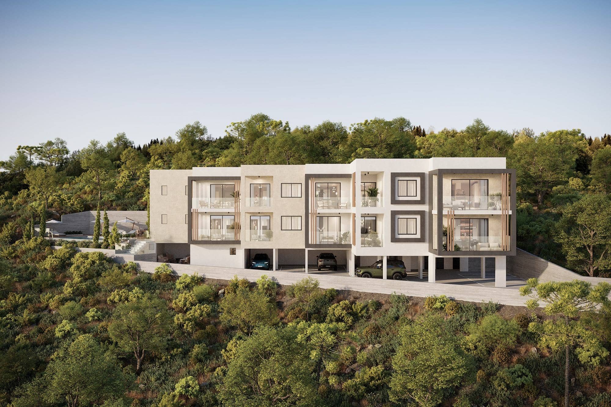 Konia Aura Wohnungen in Paphos – 1-3 Zi. mit Meerblick