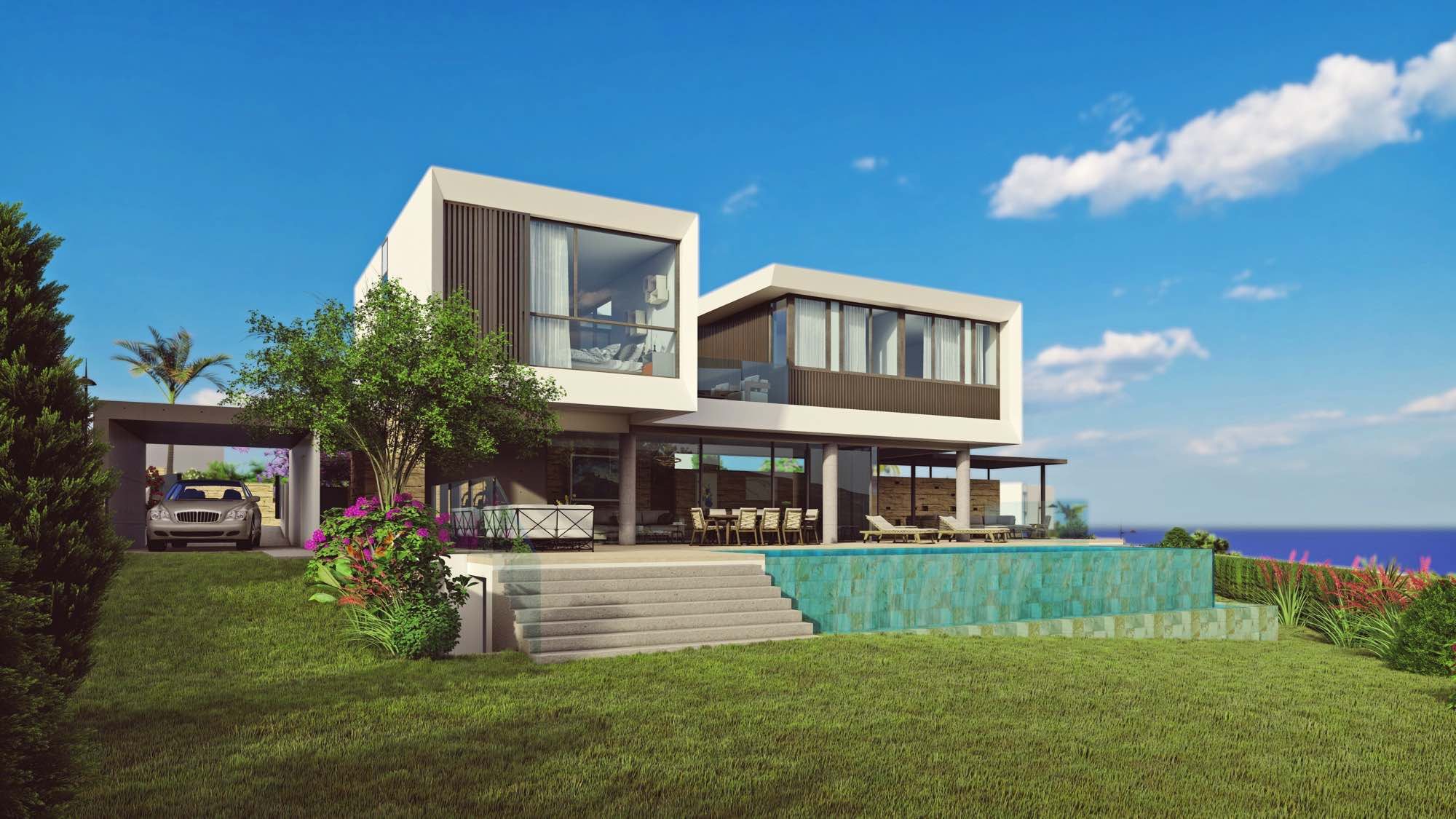 Luxury 3–5 Bedroom Viewpoint Hills Villas for Sale in Peyia, Cyprus