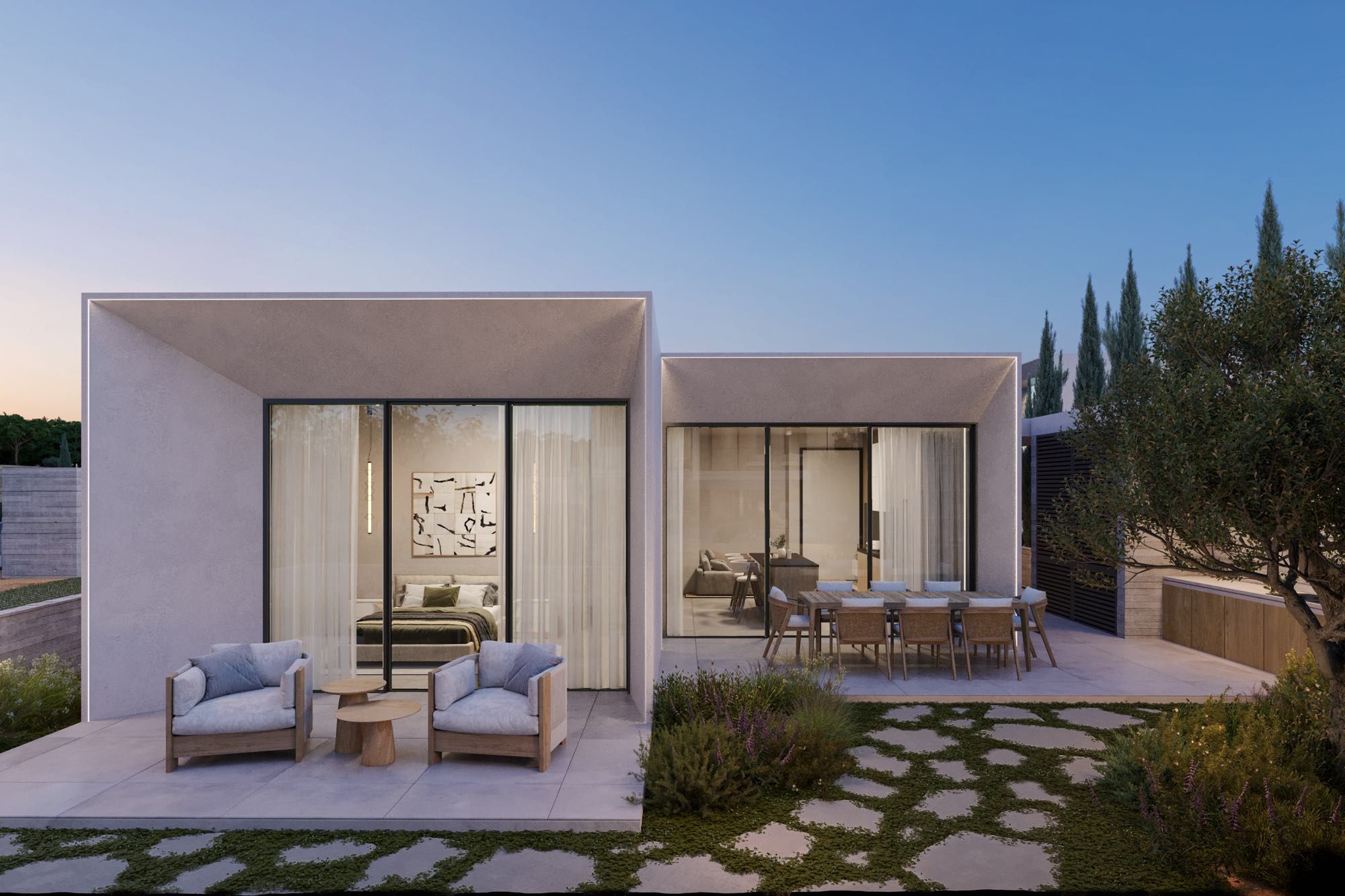 Westlight luxury villa with private pool and Mediterranean design in Paphos