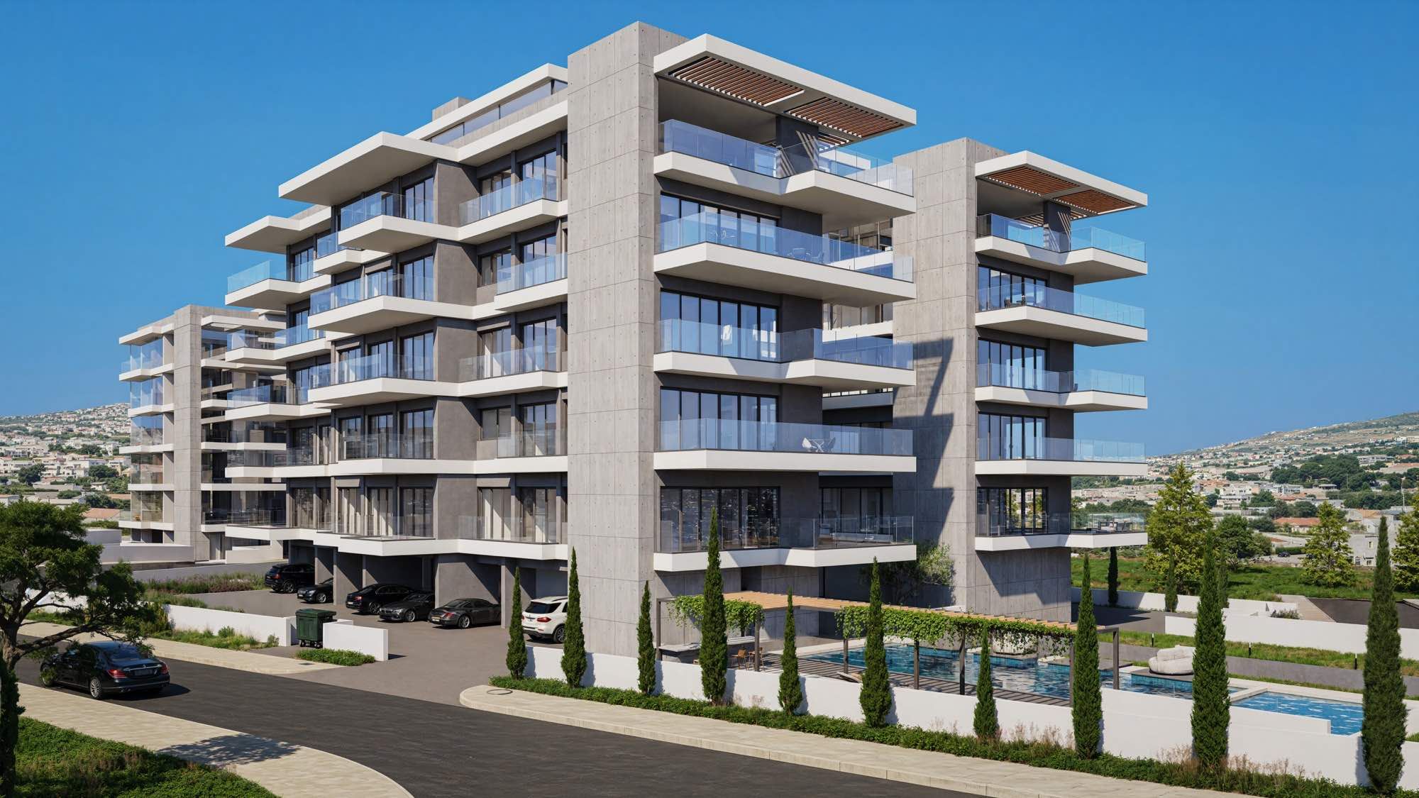 2–3 Bedroom Galaxy Residences Apartments for Sale in Paphos, Cyprus
