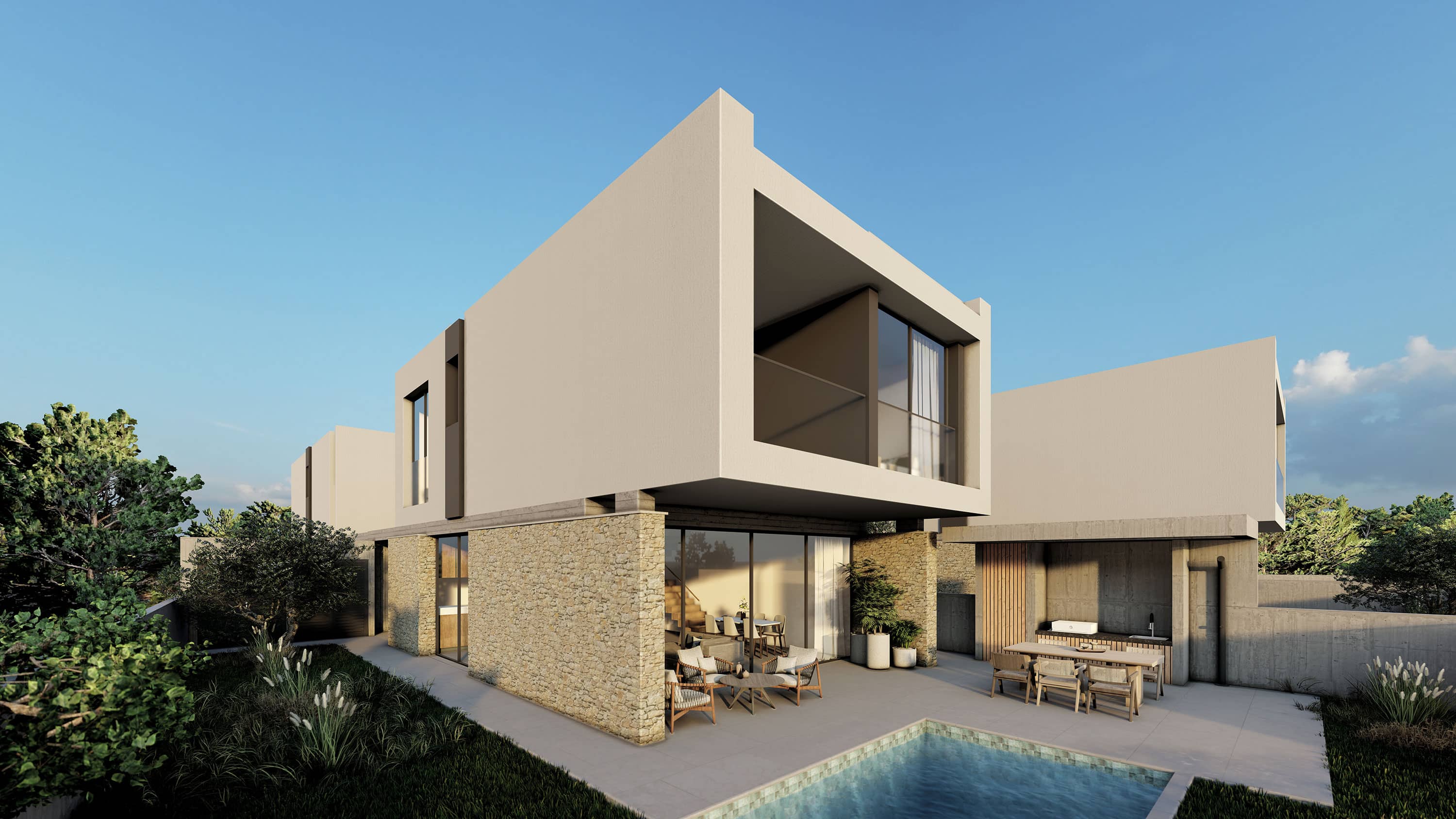 Luksusowe 3 sypialnie Neon Homes w Pafos, Cypr