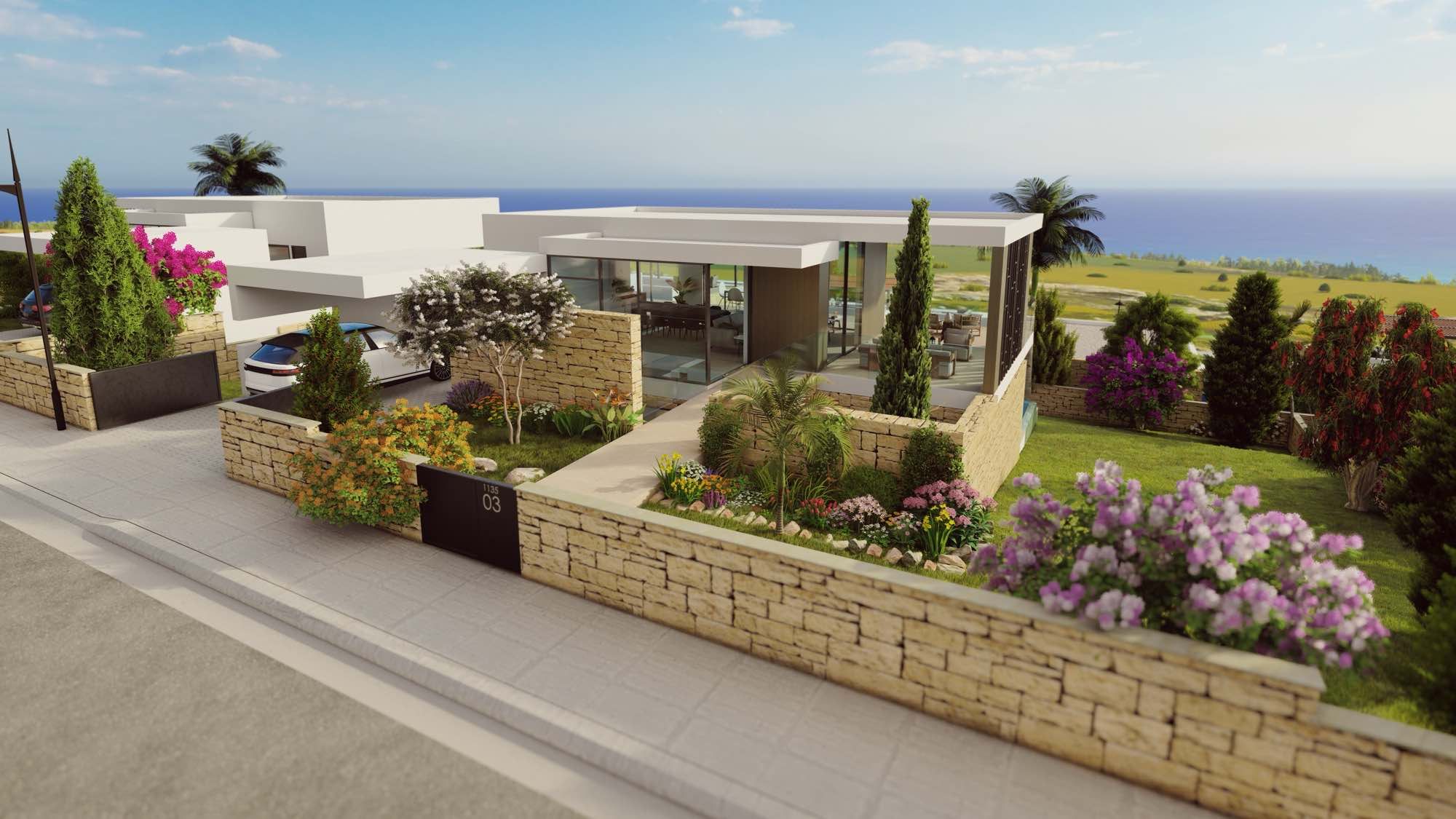 Luxury 3–5 Bedroom Viewpoint Hills Villas for Sale in Peyia, Cyprus