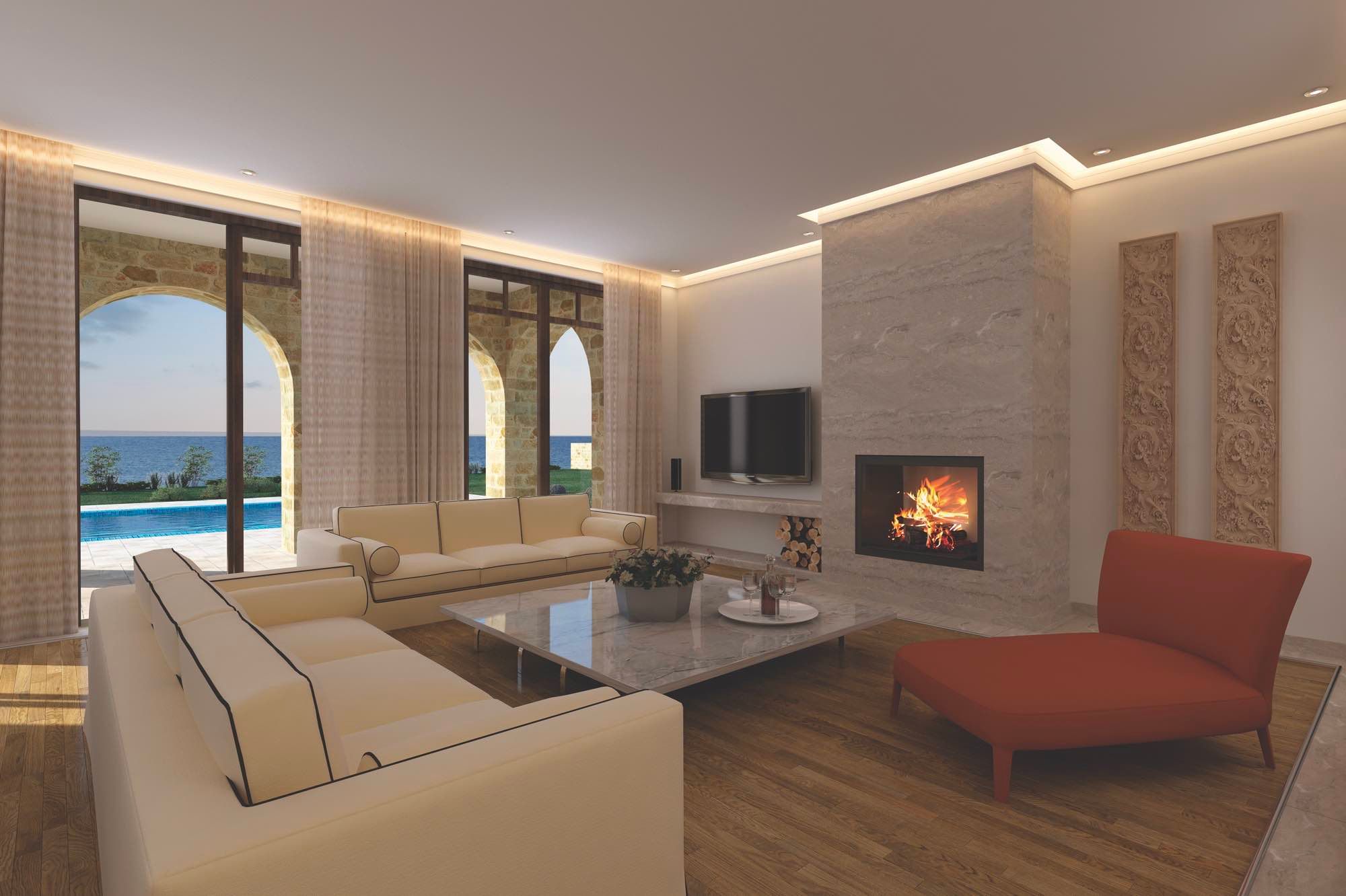 Купить элитные виллы Royal Residences в Venus Rock, Пафос