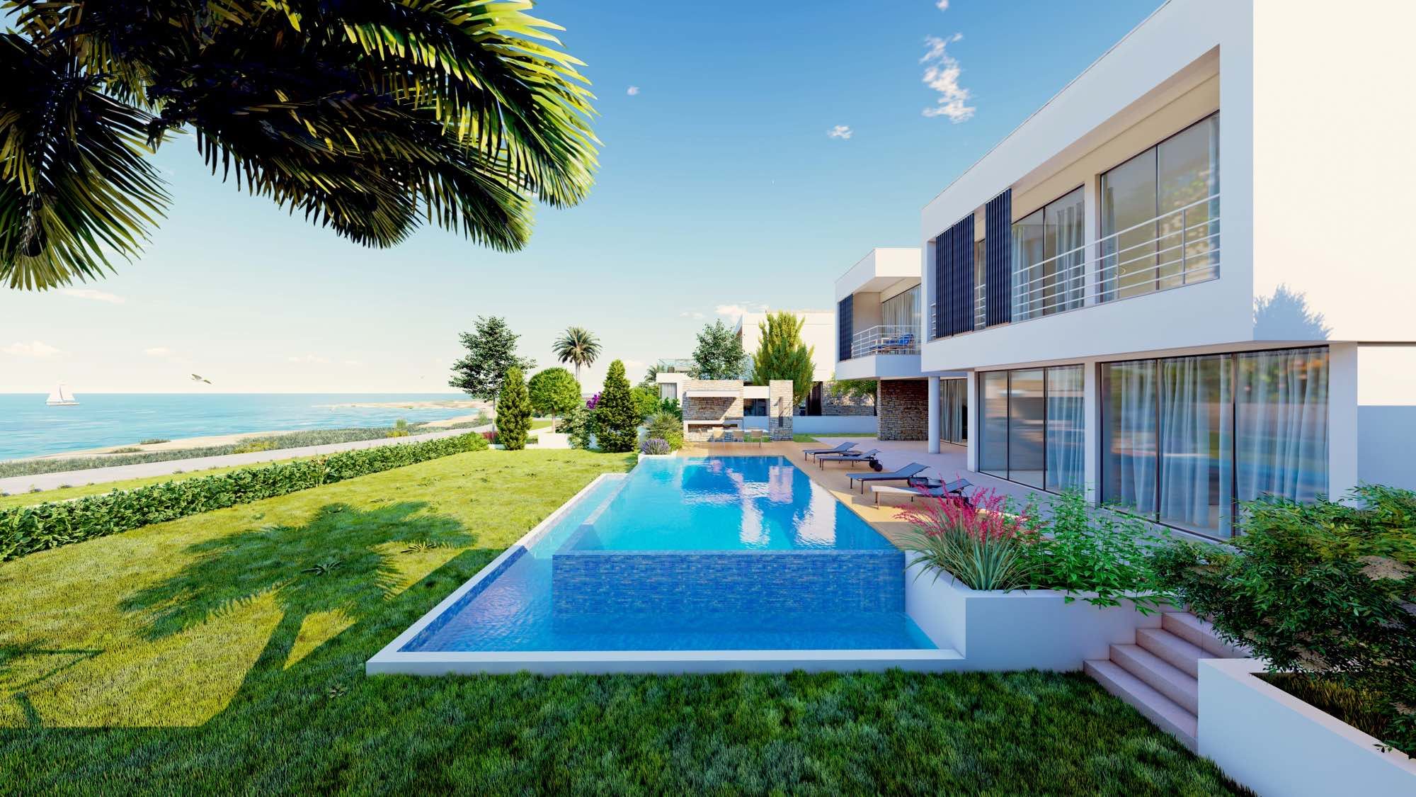 Luxury 3–5 Bedroom Pelagos Beachfront Villas for Sale in Paphos, Cyprus