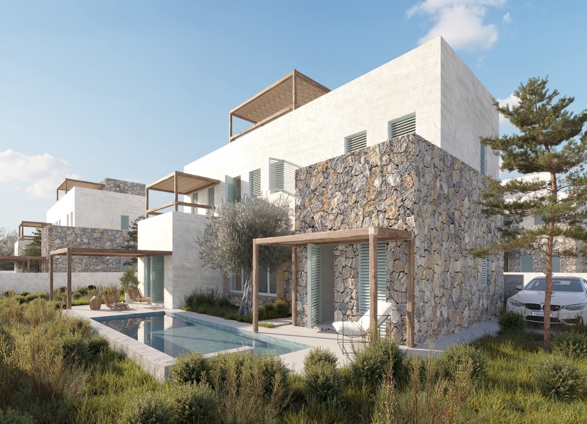 Seafront luxury villa with modern Mediterranean design in Paphos
