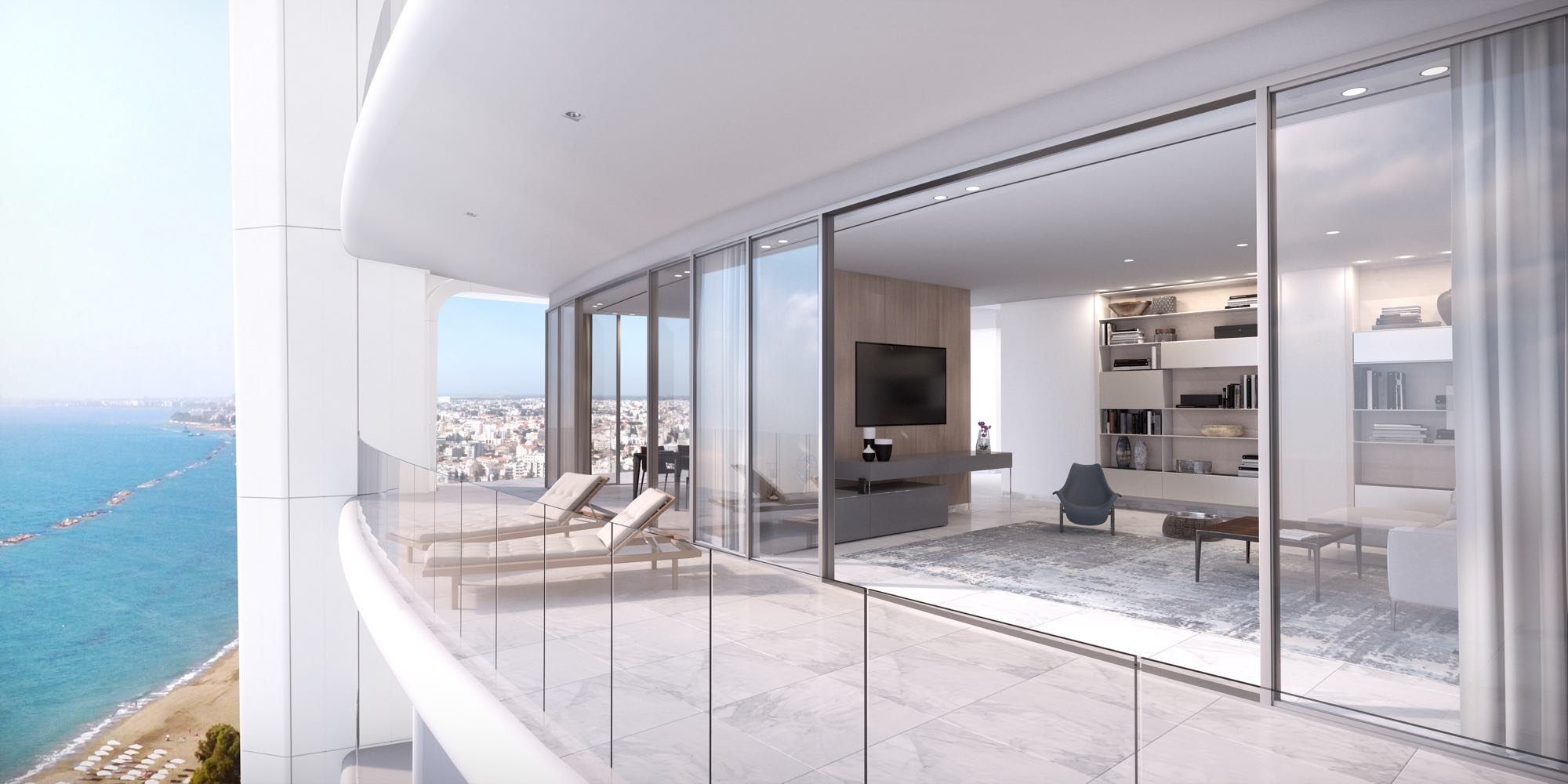 Элитные апартаменты ONE 2–3 спальни на продажу в Лимассоле, Кипр