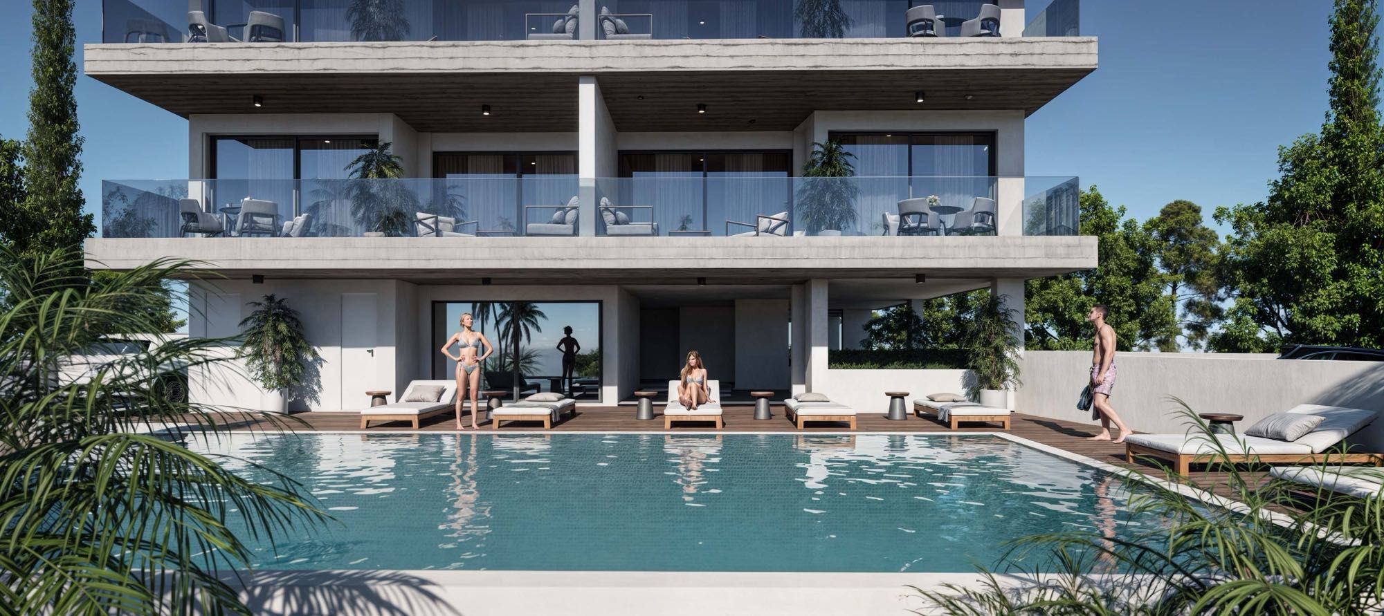 Apartamenty Horizon 1–3 sypialnie na sprzedaż w Pafos, Cypr