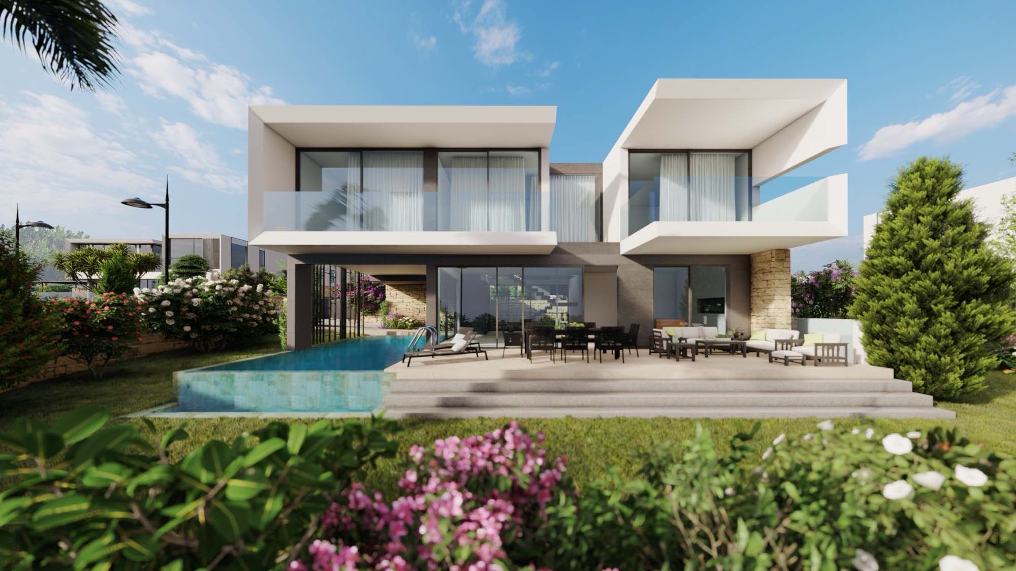 Luxury 3–5 Bedroom Viewpoint Hills Villas for Sale in Peyia, Cyprus